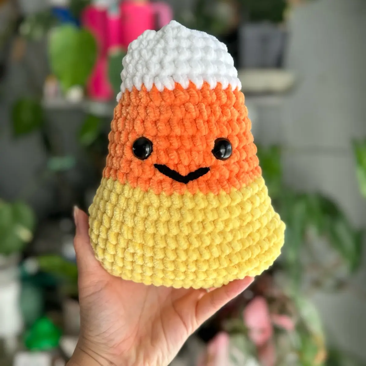Crochet Candy corn amigurumi