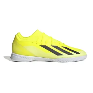adidas Mens X Crazyfast League Indoor Soccer Cleats  - Yellow