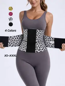 Women's Sporty Waist Belt, Fitted Waistband, Slimming Underwear, Sweat Comfortable Cinch Belt, Breathable Shapewear, High-Waisted Panties, Casual Daily Wear, Compression Waist Shaper
