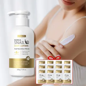LAIKOU Snail Body Lotion & Facial Moisturizing Travel Set, Body Care Sets, Body Care Pack, Body Essentials Set, Body & Face Skincare Kit for Daily Moisturizing Hydrating