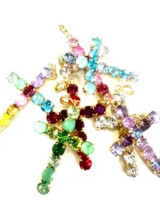 Magic Crystal Cross Charm