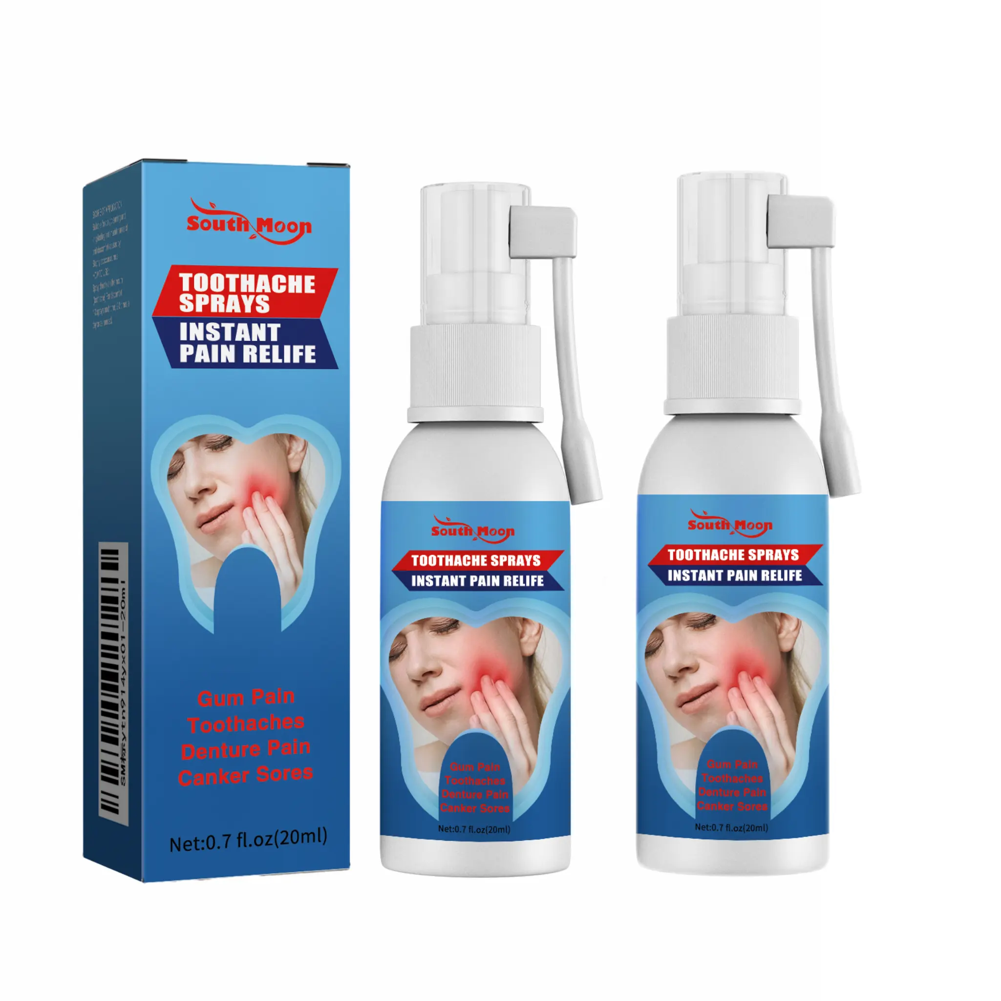 Oral Care Spray Toothache Relief Pamper Teeth Soothe Teeth Discomfort Gentle Care Oral Spray Tooth Relief Spray Teeth Decay Remover Periodontitis Cleaner Treatment Essence Daily Oral Cleansing Toothache