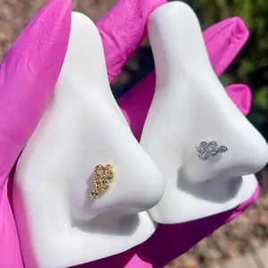 Snake Bling Nose Stud