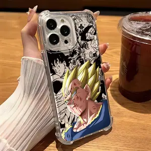 Anime-D-Dragons Balls Phone Case Suitable for iPhone 17 16e 16 15 14 13 12 11 Mini Pro Max Air X XR XSMAX 8 7 Plus Anti Fall Protection Transparent Soft Back Cover