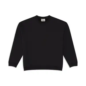 600 GSM 'Black' Fleece Crewneck