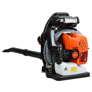 65cc 2-Stroke Backpack Leaf Blower, 200MPH Strong Wind 65cc 2-Stroke High-Velocity Leaf Blower, Electric Leaf Blower with 1.7L Tank for Garden Yard