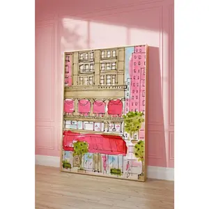 [SALE UP TO 50% + FREE SHIP]  New York City Landmarks Art Prints, Grand Central Subway Portrait Wall Art, Whimsical Skyline Posters, Sketch Apartment Room Decor