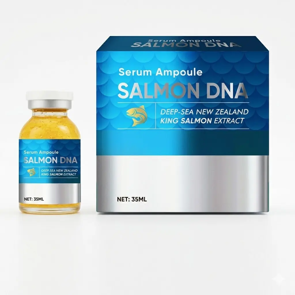 Concentrated Salmon DNA Serum for Gentle Moisture & Youthful Skin - New Zealand Salmon Extract Face Essence, Dermatologist Tested, 35ml, Salmon Dna Serums & Essences