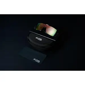 Rose Gold Mirror Safety Sunglasses w/ Hard Shell Case