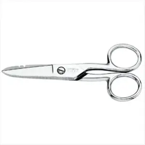 Klein Tools 409-2100-7 Electrician's Scissors with Stripping Notches