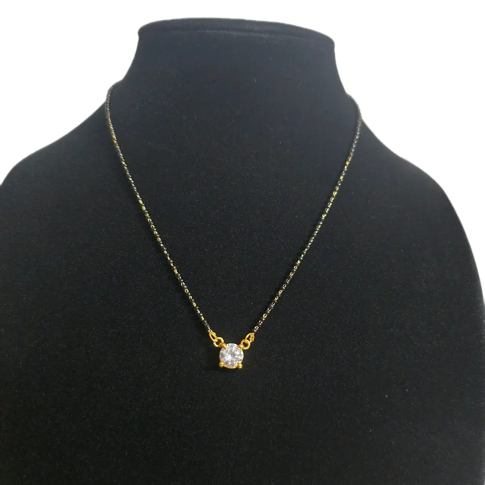 Traditional Nepali Indian Desi minimalist mangalsutra necklace