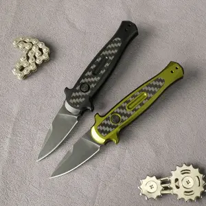 7125 Folding Knife, Pure Aluminum Handle, CPM154 High Hardness Steel, Outdoor Camping, Driving Fishing EDC Tool, Best Gift