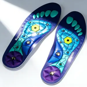 Acupoint Massage Insole, Pressure Massage Insole, Comfortable Support Foot Massage, Men'S And Women'S Flat Foot Insoles, Sweat Absorbing, Breathable, Meridian Unobstructed Insoles, Men'S & Women'S Comfortable Massage Insoles