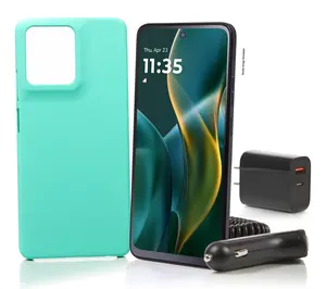 Tracfone Moto G 2025 128GB w/1500 Talk/Text/Data & Accessories