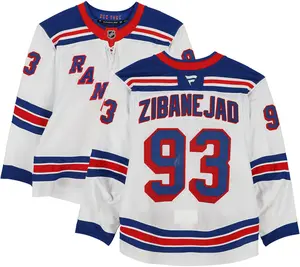 Mika Zibanejad New York Rangers Autographed Game-Used #93 White Set 3 Jersey from the 2024-25 NHL Season - Fanatics Authentic Certified