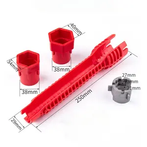 Multifunctional Aquarium Wrench - Household Plumbing Tool for Water Pipe, Bathroom Tap, Faucet, Angle Valve, Sink Repair and Disassembly