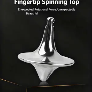 Inception Inspired Metal Alloy Finger Spinner Toy, Creative Hand Spinning Gyroscope, Fidget Relief, No Resistance Design, Perfect Stress Relief Accessory