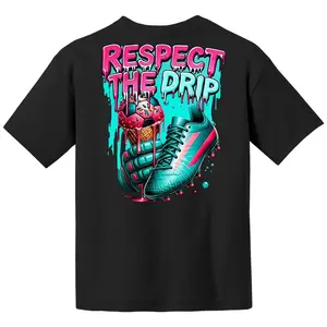 Respect Soccer Ice Cream Drip Youth T-Shirt, Soccer Shirt, Baller Lifestyle Outfits, Youth Shirt, Youth Clothes, Trending Kids Shirt, Youth Outdoor Clothing, Back to School Shirt, Holiday shirt, Gift for Boys and Girls, Birthday Gift, Holiday Shirt