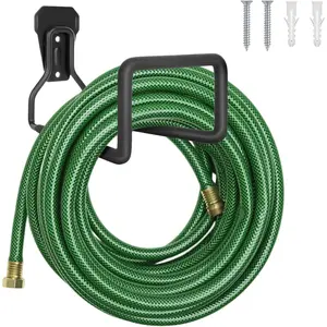 Hose Holder,Heavy Duty Hooks for Hanging, Wall Hooks, Garden Hose Hanger, Wall Mount Hooks,Hose Holders for Outside Garden Expandable Flexible Hose