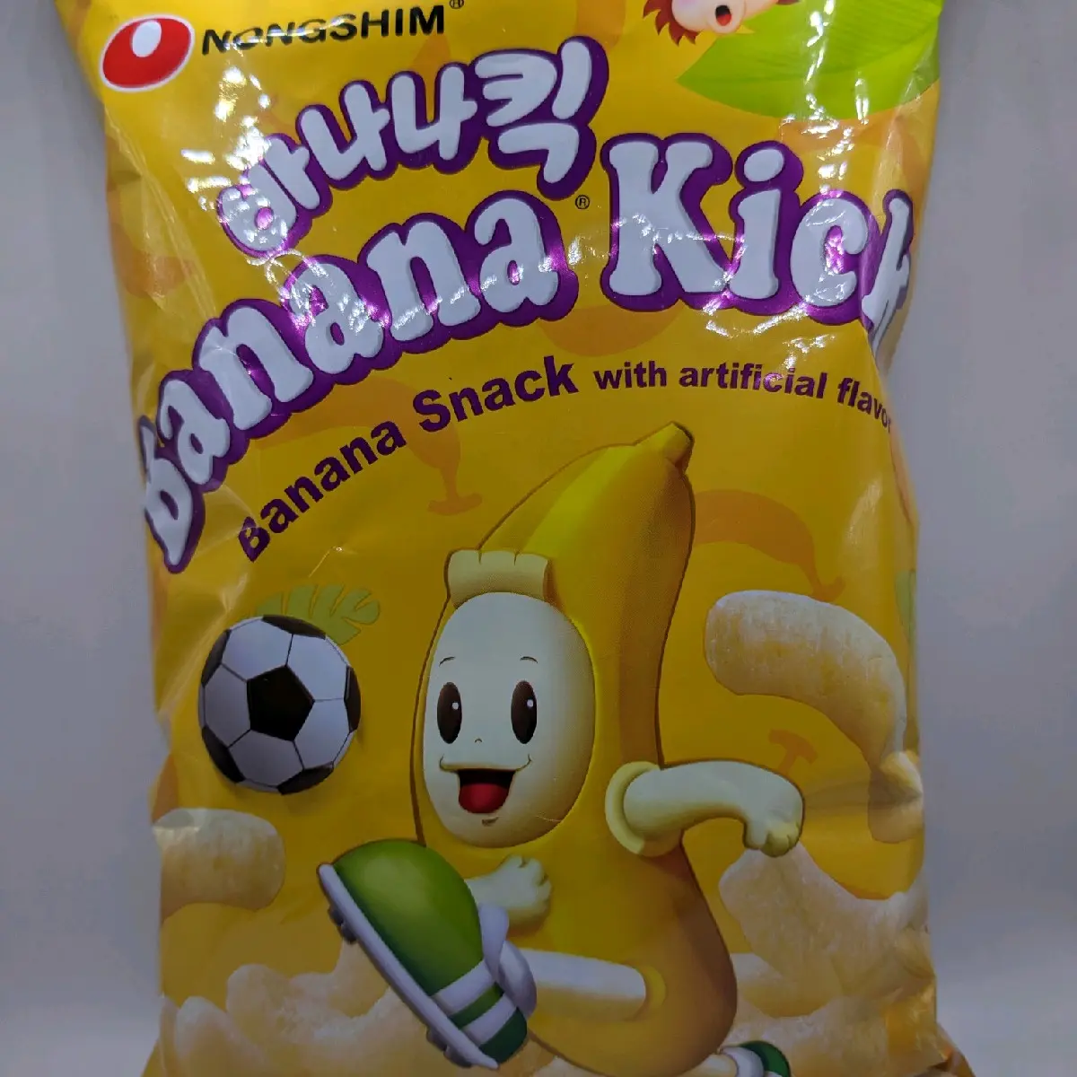 Nongshim Banana Kicks (Korea) Banana puff snack
