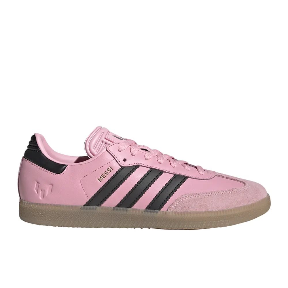 adidas Mens Samba Messi Indoor Soccer Cleats - Pink adidas Mens Samba Messi Indoor Soccer Cleats - Pink