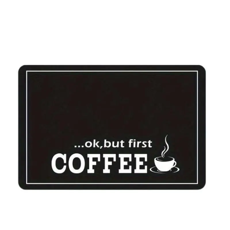Coffee Machine Mat, 1 Count Non-slip Coffee Machine Drying Mat, Kitchen Countertop Absorbent Mat, Household Kitchen Products, Coffee Table Mat, Coasters, Kitchenware