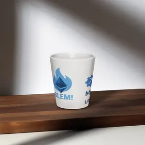 Ethereum Mug – “High Gas Fees? No Problem!”  Crypto Flame Icon Design
