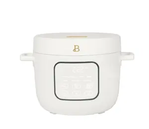 Beautiful 14-Cup Cooked, 6-Cups Uncooked Electric Rice and Grain Cooker, EverGood Ceramic Nonstick Coating, White Icing by Drew Barrymore