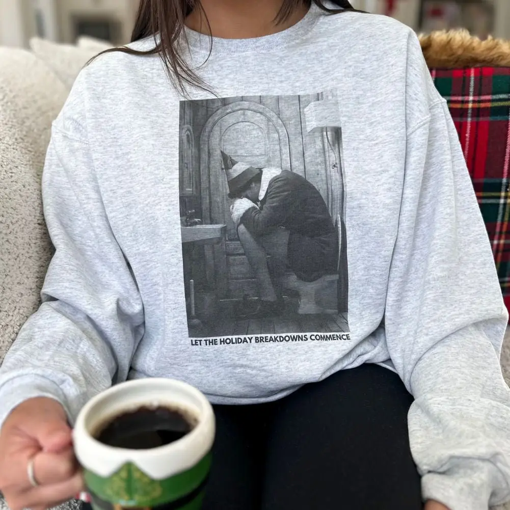 'Elf Holiday Breakdowns' Crewneck Sweatshirt