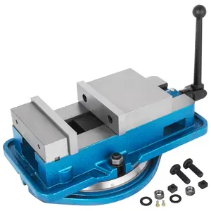 VEVOR 5 Inch ACCU Lock Down Vise Precision Milling Vice 5 Inch Jaw Width Drill Press Vise Milling Drilling Machine Bench Clamp Clamping Vice with 360 Degree Swiveling Base CNC ViseSummervibes