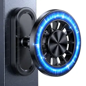 Gym Magnetic Phone Holder with Magnet Base Attach to Metal Surface, Portable Phone Holder, 360° Rotatable Gym Phone Holder Magnet Mount for Workout Recording, Compatible with MagSafe iPhone 17-12, Portable Phone Stand