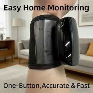 Wrist Blood Pressure Monitor, Digital BP Machine with LED Backlight Display & Carrying Case, Adjustable Cuff, Pulse Rate & Irregular Heartbeat Detection, Large Screen, One-Touch Operation, Portable Cuff Gift for Family Elderly Parents