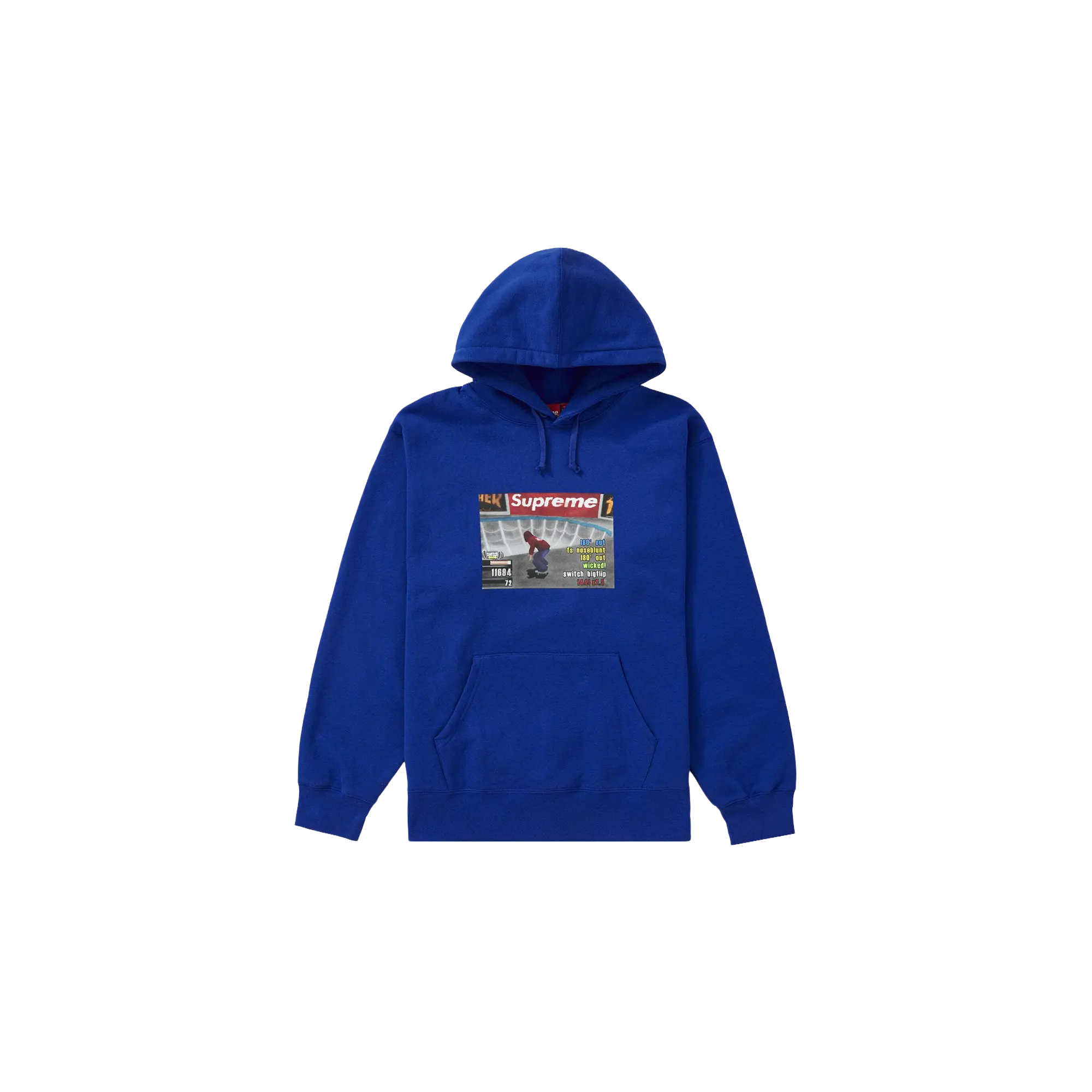 Thrasher Hooded Sweatshirt "Royal" FW21SW98