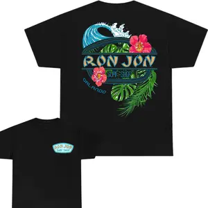 Ron Jon SurfShop summer beach T-Shirt for men and women, Retro Surf Graphic Tee, Unisex Beach Style Shirt, Casual Summer Streetwear, Top Menswear & Womenswear