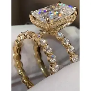 Elegant Women's Fashion Rings Set, Classic Style with Zirconia Decoration, Perfect for Valentine's Day, Weddings, Birthdays & More