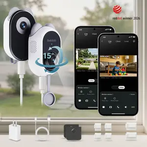 Botslab W101 2-in-1 Dual-View Security Camera | 2.5K Dual-View for Indoor & Outdoor, 8x Zoom, True Color Night Vision, Easy Install