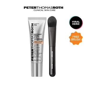 Peter Thomas Roth Instant FirmX Easy Wear Eye Tightener, Neutralizing Sheer Tint, Brush Included