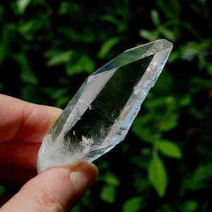 2.9in Chisel Lemurian Seed Quartz Crystal Laser, Optical Quartz Point, High Vibration, Peñas Blancas, Colombia