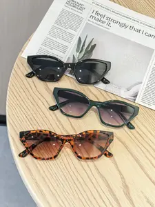 Women's Vintage Cat Eye Sunglasses, Lightweight Fit Frame, Soft Colored Lenses, Outdoor Fashion Accessory, Pack of 3, Vintage Trendy Sunglasses