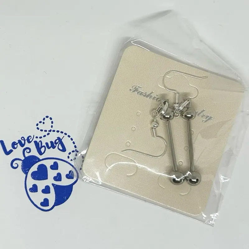 1 inch beadable earrings great for jewelry making or any other DIY projects.