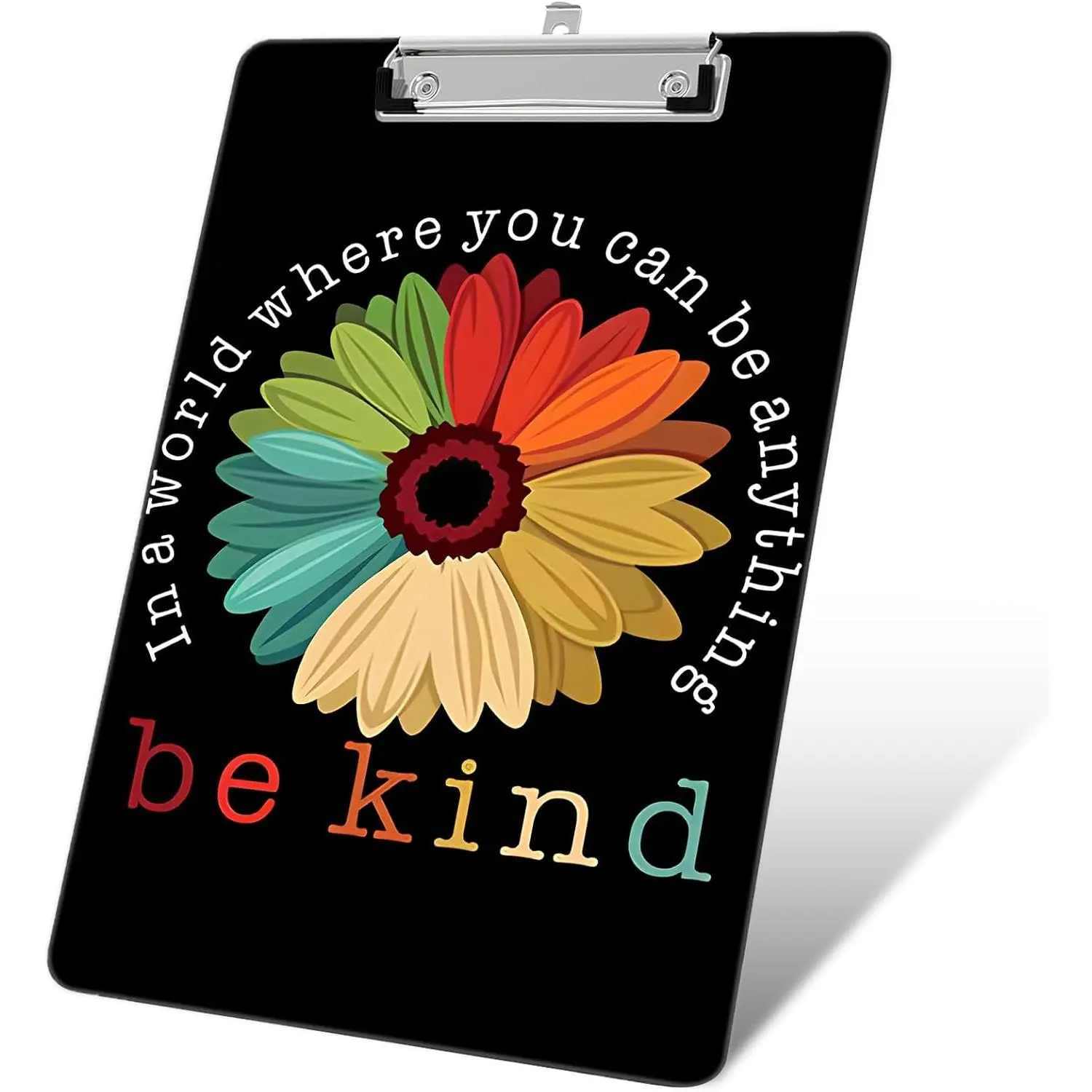 Plastic A4 Clipboards - Cute Decorative Office Filing Stationery, 12.2" x 8.7" Standard Size, Unisex for Girls, Lawyers, Ideal for Halloween Christmas Gifting