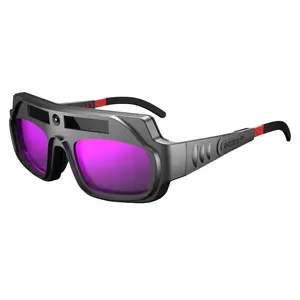 1 Pair Black Solar Auto Darkening Welding Goggle Safety Protective Welding Glasses Mask Helmet, Eyes Goggles Mask Anti-Flog Anti-glare Goggles