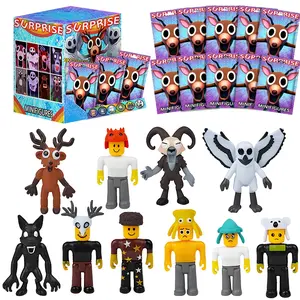 10-Piece Set Forest Animals Deer Owl Figurines Blind Box, Blind Bags , Home Decor Ornaments, Halloween & Christmas Gift for fans, Girls & Boys, Figures, Stocking Surprise Figure