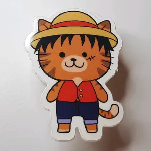 Luffy cat sticker