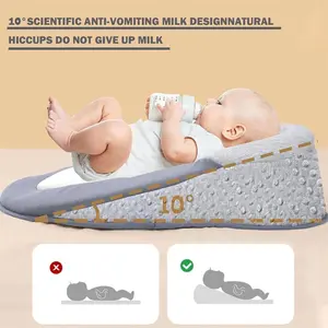 Baby Lounger Soft Fabric Elevated Infant Nest Comfortable Newborn Bed for Co Sleeping in Bed or Reflux Relief