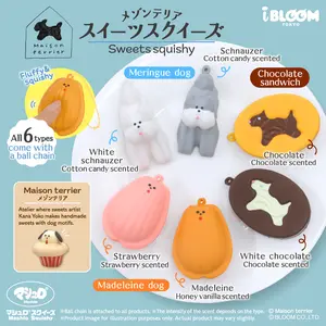 iBloom Squishy Maison Terrier Sweets Squishy Blind Box Kawaii Soft Scented Slow Rising Stress Relief