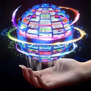 A new type of flying ball toy, an electrically-powered floating ball that can automatically return and emits light, with a remote control and charger, is a must-have toy for families and parent-child interaction, suitable for both boys and girls.