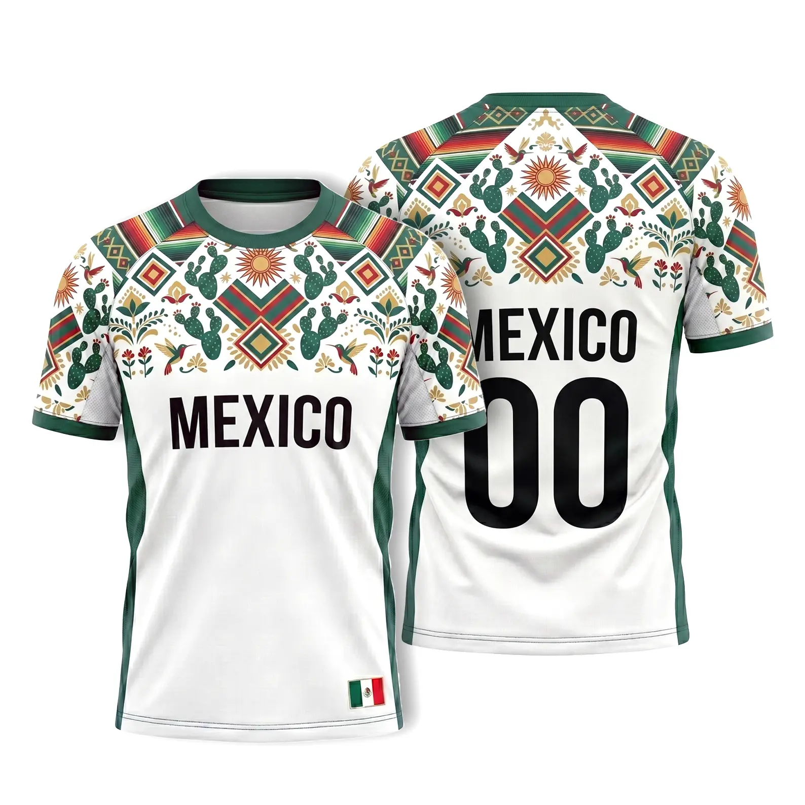Custom Mexico Soccer Jersey Aztec | Personalized Name & Number | El Tri Football Shirt Fan Gift 2026