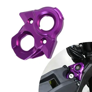 CNC Central Control Cover for Surron Light Bee X S, ALUMINUM Ignition Key Switch Cover for Segway X160 X260 Central Control Decorative Cover Scooter Dirt Bike USB CNC Key Plate Center Console Trim Cover