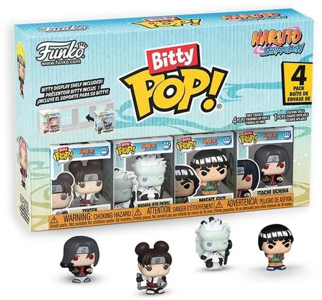 Funko Bitty POP!: Naruto Shippuden - Battles 4-Pack  [COLLECTIBLES] Vinyl figurine/statue, Collectible